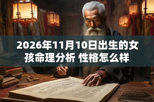 2026年11月10日出生的女孩命理分析 性格怎么样