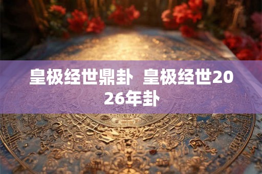 皇极经世鼎卦  皇极经世2026年卦