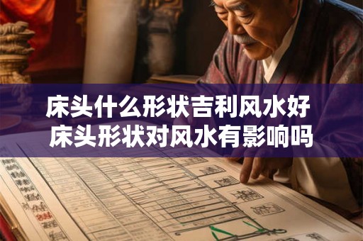 床头什么形状吉利风水好 床头形状对风水有影响吗