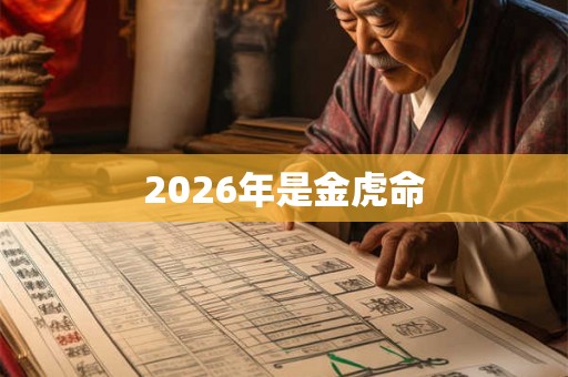2026年是金虎命