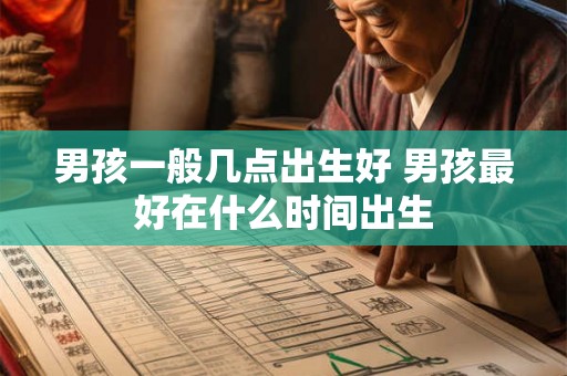 男孩一般几点出生好 男孩最好在什么时间出生