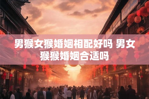 男猴女猴婚姻相配好吗 男女猴猴婚姻合适吗 男猴女猴婚姻相配好吗 男女猴猴婚姻合适吗