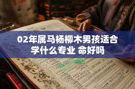 02年属马杨柳木男孩适合学什么专业 命好吗 02年属马杨柳木男孩适合学什么专业 命好吗