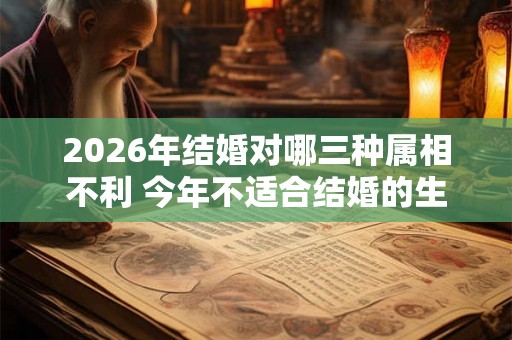 2026年结婚对哪三种属相不利 今年不适合结婚的生肖