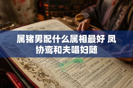 属猪男配什么属相最好 凤协鸾和夫唱妇随