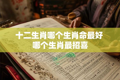 十二生肖哪个生肖命最好 哪个生肖最招喜