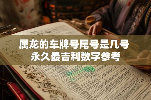 属龙的车牌号尾号是几号 永久最吉利数字参考