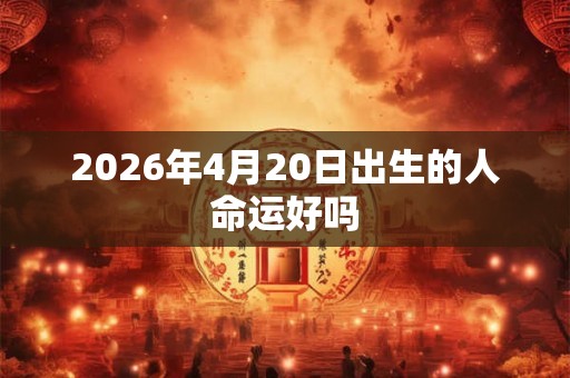 2026年4月20日出生的人命运好吗