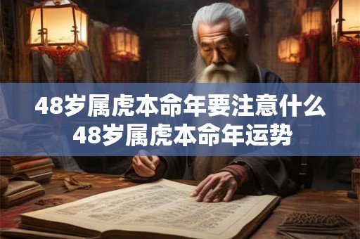 48岁属虎本命年要注意什么 48岁属虎本命年运势