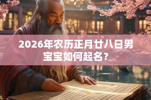 2026年农历正月廿八日男宝宝如何起名？