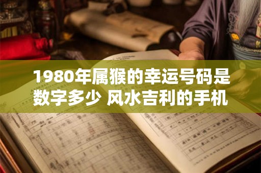 1980年属猴的幸运号码是数字多少 风水吉利的手机号码