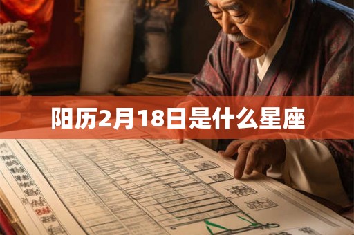 阳历2月18日是什么星座