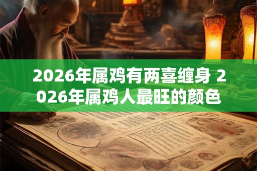 2026年属鸡有两喜缠身 2026年属鸡人最旺的颜色