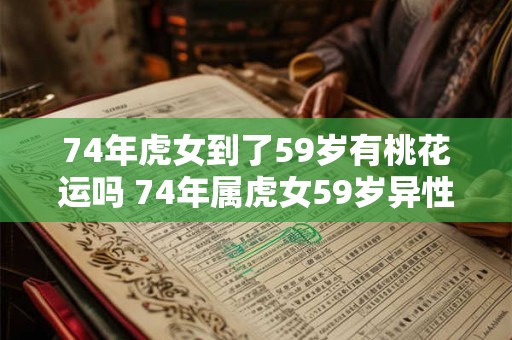 74年虎女到了59岁有桃花运吗 74年属虎女59岁异性缘怎么样