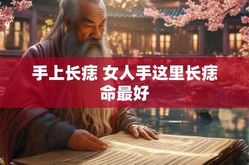 手上长痣 女人手这里长痣命最好