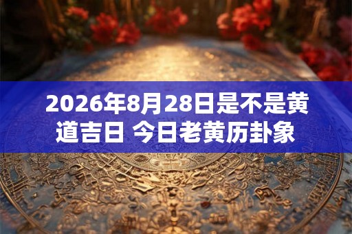 2026年8月28日是不是黄道吉日 今日老黄历卦象