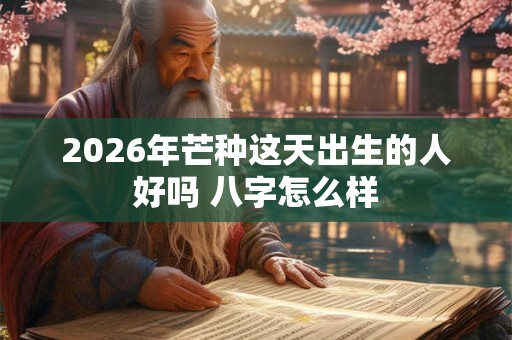 2026年芒种这天出生的人好吗 八字怎么样