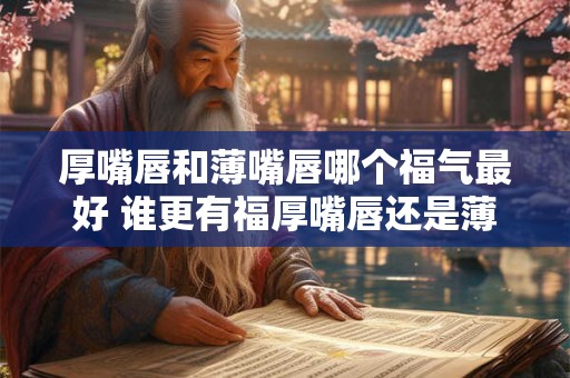厚嘴唇和薄嘴唇哪个福气最好 谁更有福厚嘴唇还是薄嘴唇