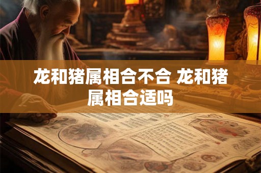 龙和猪属相合不合 龙和猪属相合适吗 龙和猪属相合不合 龙和猪属相合适吗