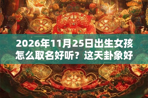 2026年11月25日出生女孩怎么取名好听？这天卦象好不好？