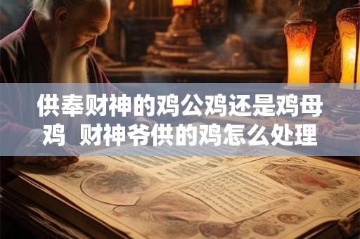 供奉财神的鸡公鸡还是鸡母鸡  财神爷供的鸡怎么处理