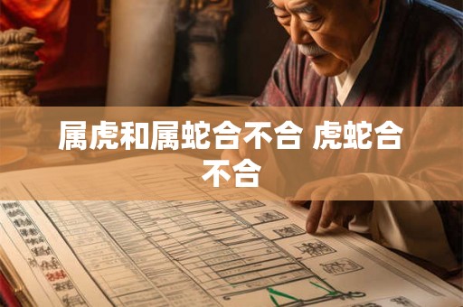 属虎和属蛇合不合 虎蛇合不合