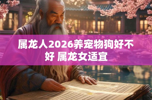 属龙人2026养宠物狗好不好 属龙女适宜
