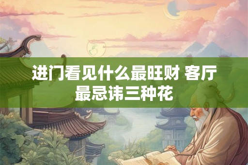 进门看见什么最旺财 客厅最忌讳三种花