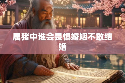 属猪中谁会畏惧婚姻不敢结婚 属猪中谁会畏惧婚姻不敢结婚