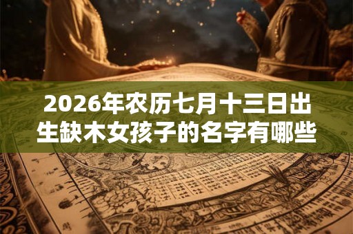 2026年农历七月十三日出生缺木女孩子的名字有哪些? 2026年农历七月十三日出生缺木女孩子的名字有哪些?