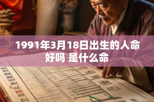 1991年3月18日出生的人命好吗 是什么命
