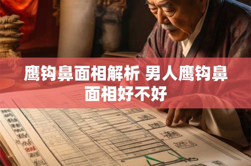 鹰钩鼻面相解析 男人鹰钩鼻面相好不好 鹰钩鼻面相解析 男人鹰钩鼻面相好不好