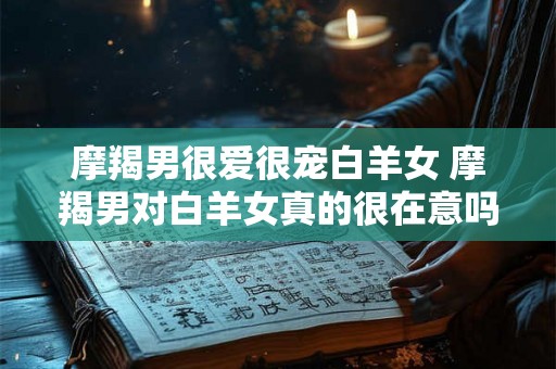 摩羯男很爱很宠白羊女 摩羯男对白羊女真的很在意吗 摩羯男很爱很宠白羊女 摩羯男对白羊女真的很在意吗