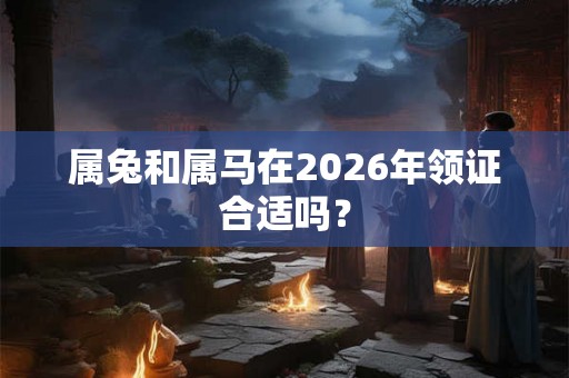 属兔和属马在2026年领证合适吗？