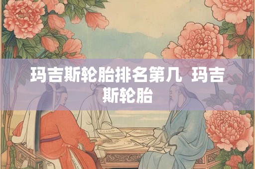 玛吉斯轮胎排名第几  玛吉斯轮胎