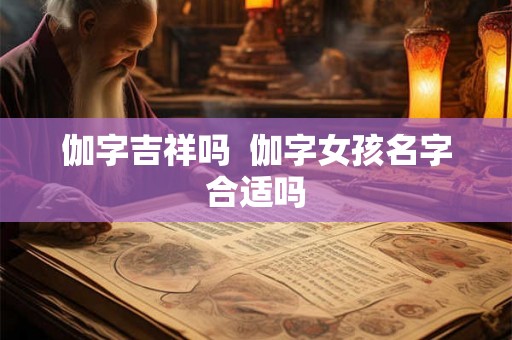 伽字吉祥吗  伽字女孩名字合适吗