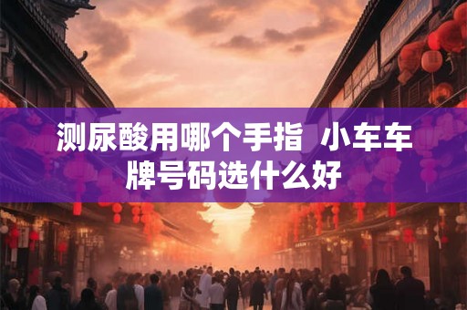 测尿酸用哪个手指  小车车牌号码选什么好
