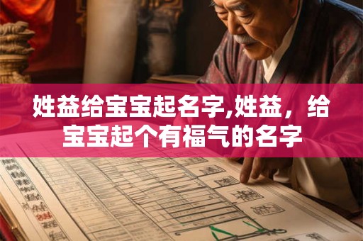姓益给宝宝起名字,姓益，给宝宝起个有福气的名字