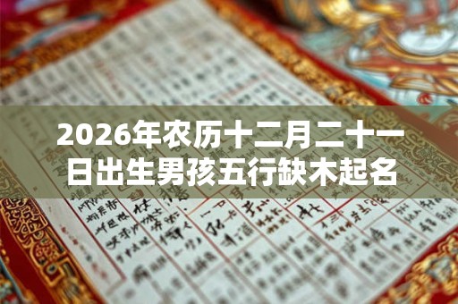 2026年农历十二月二十一日出生男孩五行缺木起名 2026年农历十二月二十一日出生男孩五行缺木起名