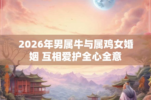 2026年男属牛与属鸡女婚姻 互相爱护全心全意