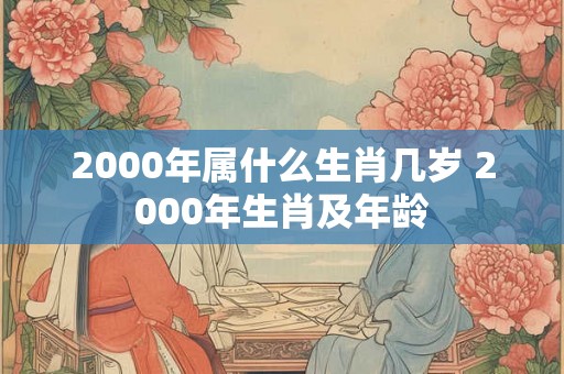 2000年属什么生肖几岁 2000年生肖及年龄 2000年属什么生肖几岁 2000年生肖及年龄