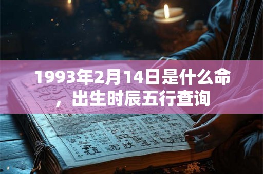 1993年2月14日是什么命,出生时辰五行查询 1993年2月14日是什么命,出生时辰五行查询