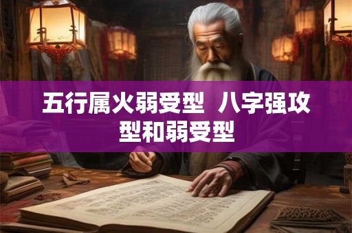 五行属火弱受型  八字强攻型和弱受型