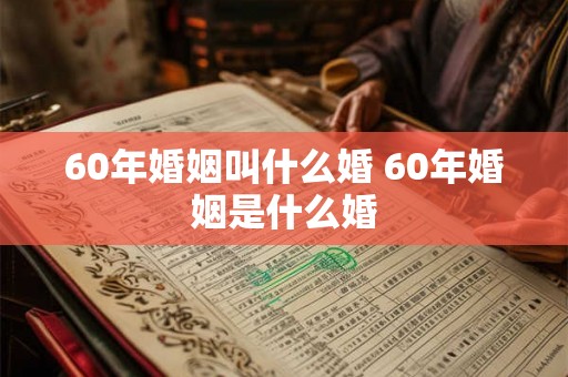 60年婚姻叫什么婚 60年婚姻是什么婚
