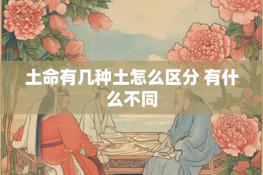 土命有几种土怎么区分 有什么不同