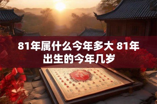 81年属什么今年多大 81年出生的今年几岁