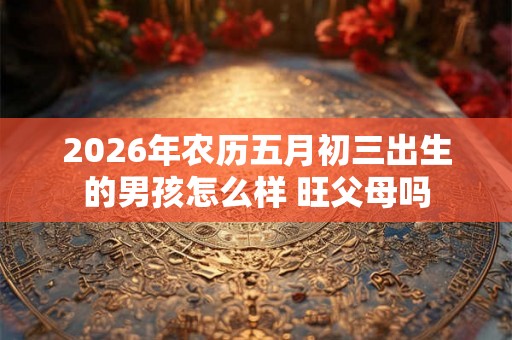 2026年农历五月初三出生的男孩怎么样 旺父母吗