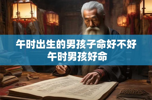 午时出生的男孩子命好不好 午时男孩好命