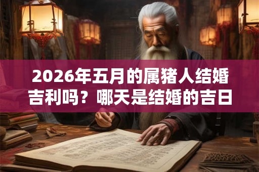 2026年五月的属猪人结婚吉利吗？哪天是结婚的吉日？、