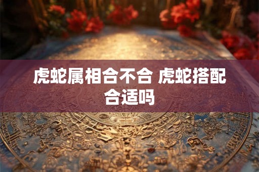 虎蛇属相合不合 虎蛇搭配合适吗